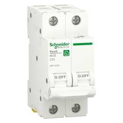Автоматичний вимикач 2P, 25 A, C, 6kA Schneider Electric, Resi9