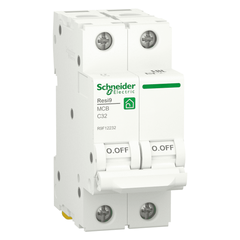 Автоматичний вимикач 2P, 32 A, C, 6kA Schneider Electric, Resi9