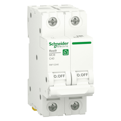 Автоматичний вимикач 2P, 40 A, C, 6kA Schneider Electric, Resi9