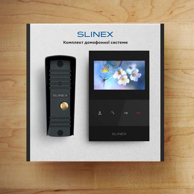 Slinex SQ-04(Black)+ML-16НD(Black) Комплект відеодомофону