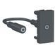 Аудио розетка Mini jack 1М антрацит Unica New Schneider Electric