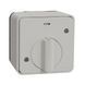 Выключатель с таймером IP55, наружный монтаж, белый, Mureva Styl MUR39067