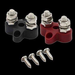 Victron Energy Dual Terminal Stud M8-linked set (1 red/1 black) Двойной набор клемм M8