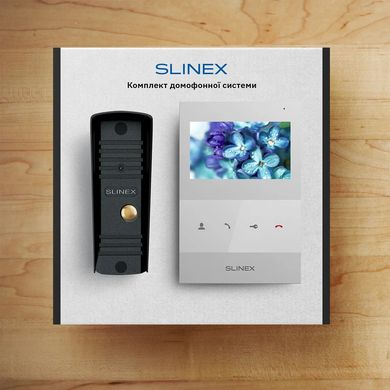 Slinex SQ-04(White)+ML-16НD(Black) Комплект відеодомофону