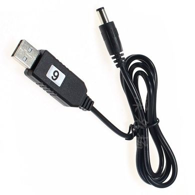 Перехідник USB to DC 5.5х2.1 / 9v (підходить для роутера)