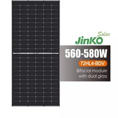 Сонячний фотоелектричний модуль Jinko Solar JKM-580N-72HL4-BDV