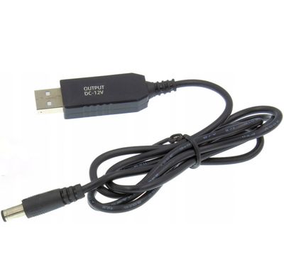 Перехідник USB to DC 5.5х2.1 / 12v (підходить для роутера)
