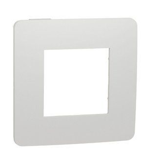 Однопостовая рамка Unica New Studio Color NU280218 белый/белый