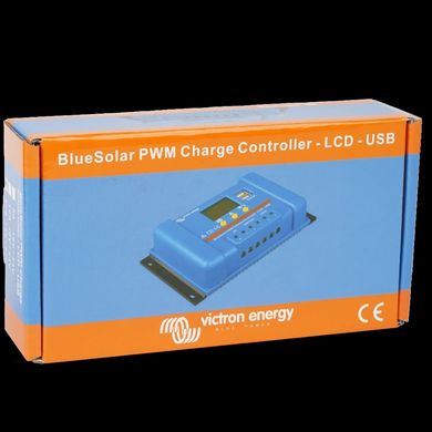 Victron Energy BlueSolar PWM-LCD&USB 12/24V-20A(20A, 12/24В) Контролер заряду