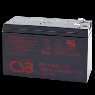 CSB UPS12360 12V7Ah Акумуляторна батарея