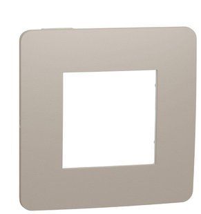 Однопостовая рамка Unica New Studio Color NU280226 песочный/белый