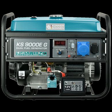 Konner&Sohnen KS 9000E G Генератор газо-бензиновый 230В 6.5кВт электростартер