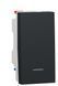 Одноклавишный переключатель с нейтралью 10А 1М антрацит Unica New Schneider Electric