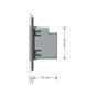 Розетка USB type C с блоком питания 45W Livolo серый (VL-C7-FCUC-2IP)