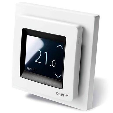Терморегулятор DEVIreg Touch, колір білий