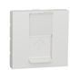 Одинарная компьютерная розетка RJ45 cat.6 STP с полем для надписи 2М белая Unica New Schneider