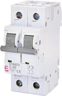 Автом. вимикач ETIMAT 6 2p C 40А (6kA)
