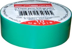 Изолента e.tape.pro.20.green из самозатухающего ПВХ, зелёная (20м)