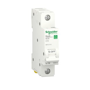 Автоматический выключатель 1P, 10 A, C, 6kA Schneider Electric, Resi9