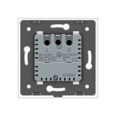 Електрична розетка з портом USB-C Livolo білий (VL-C7CTF16A.UC18W-2WP)