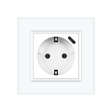Електрична розетка з портом USB-C Livolo білий (VL-C7CTF16A.UC18W-2WP)