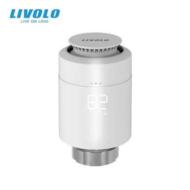 Умная беспроводная термоголовка для радиатора ZigBee Livolo