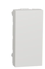 Заглушка для розетки 1М белая Unica New Schneider Electric