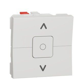 Двухклавишный выключатель для жалюзи 6А 2М белый Unica New Schneider Electric