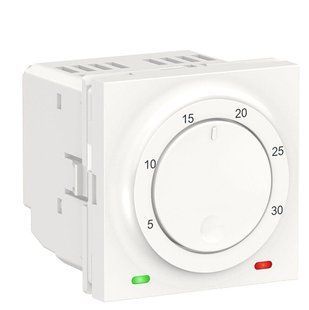 Комнатный термостат со встроенным датчиком 8А белый Unica New Schneider Electric
