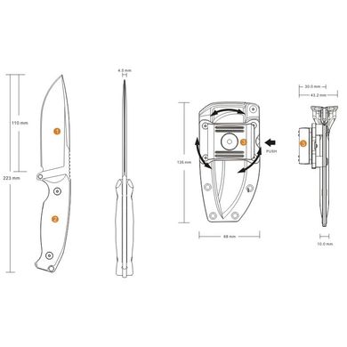 Ruike Jager F118-B Ніж