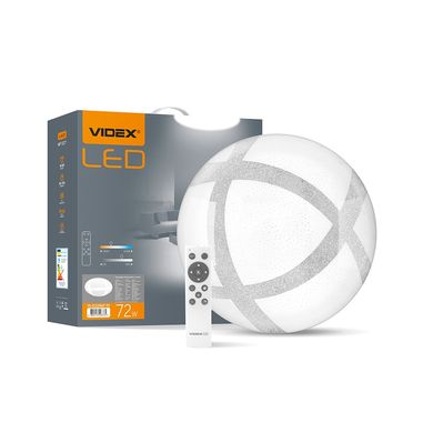 LED світильник функціональний круглий VIDEX GLANZ 72W 2800-6200K