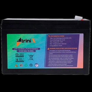 TRINIX LFP 12V6Ah LiFePo4 Акумуляторна батарея