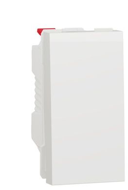 Одноклавишный выключатель 10А 1М белый Unica New Schneider Electric