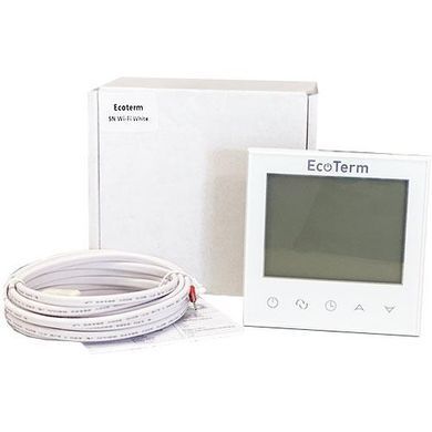 Терморегулятор ECOTERM SN WI-FI Белый