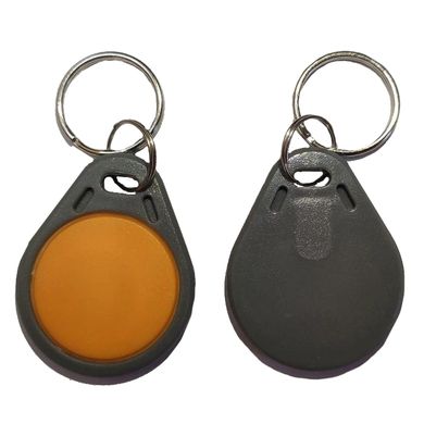 KEYFOB EM Grey/Yellow RFID брелок