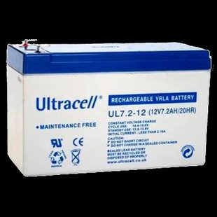 Ultracell UL7.2-12 AGM 12V 7,2 Ah Акумуляторна батарея