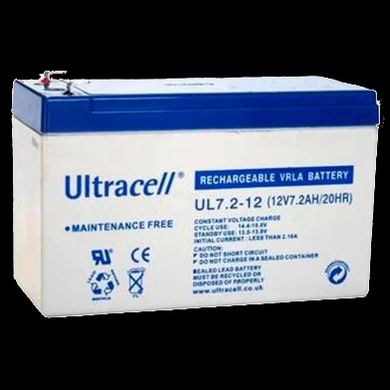 Ultracell UL7.2-12 AGM 12V 7,2 Ah Аккумуляторная батарея