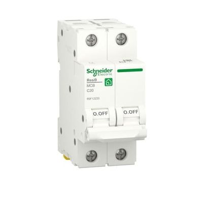 Автоматический выключатель 2P, 20 A, C, 6kA Schneider Electric Resi9